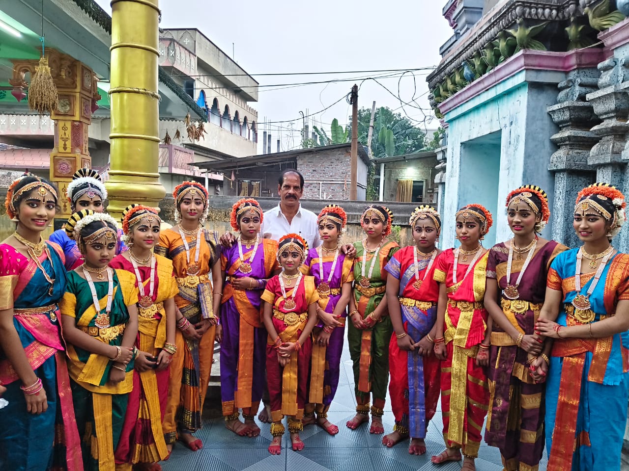 Traditional Kuchipudi performance
